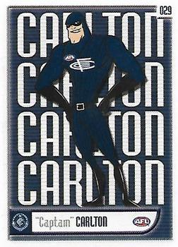 2004 ESP AFL Sticker Collection #029 Carlton Blues Mascot Front